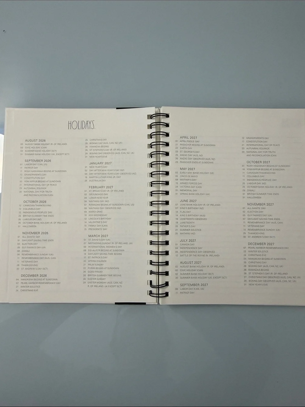 NWT Rae Dunn 18-Month Planner